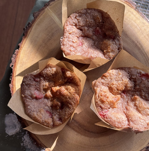 PROTEIN STRAWBERRY MUFFINS