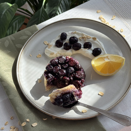 PROTEIN BLUEBERRY LEMON CAKE