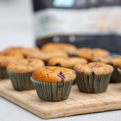 ORANGE & BLUEBERRY MUFFINS