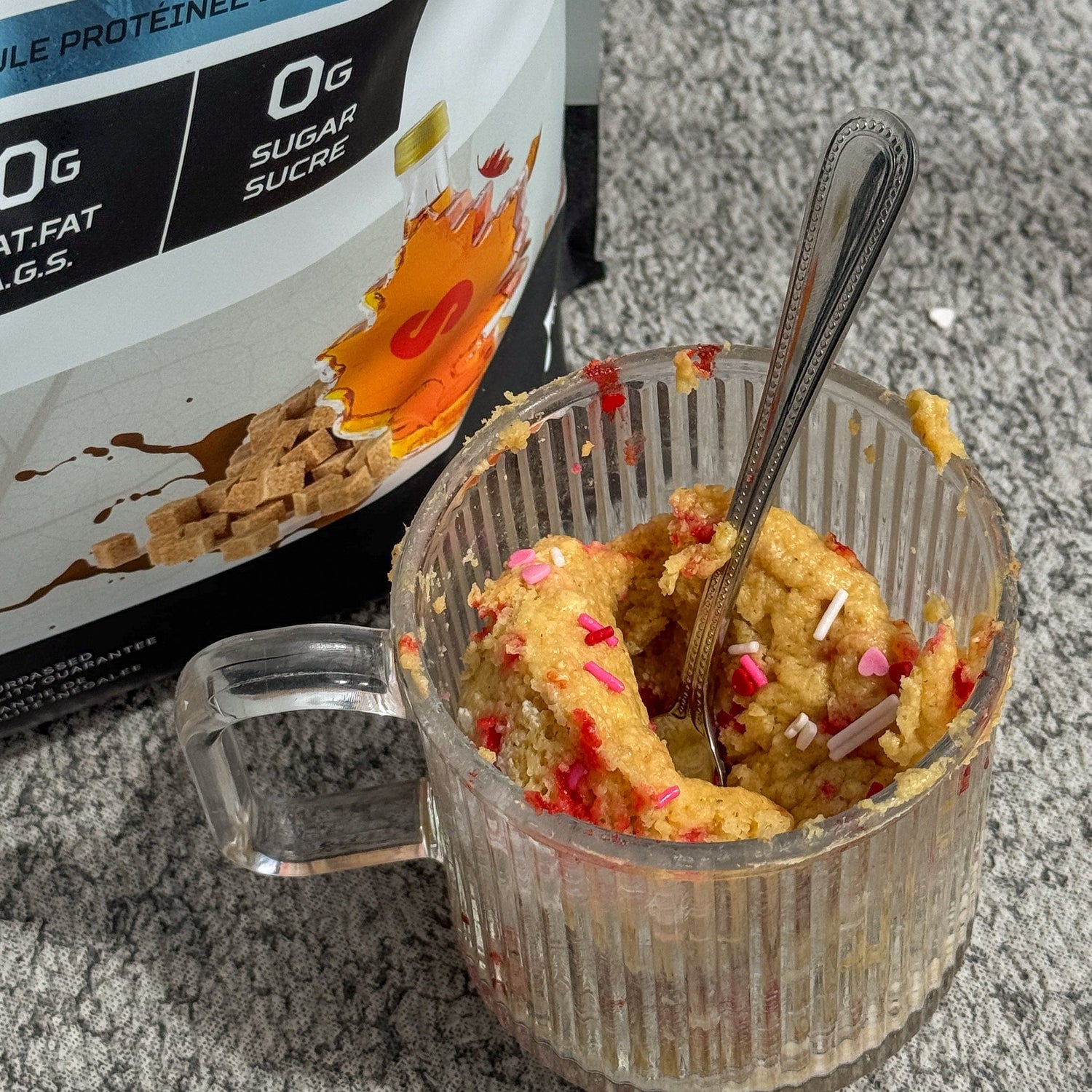 2 MINUTE PROTEIN MUG CAKE
