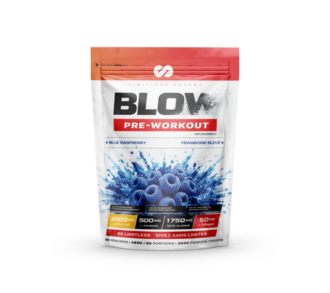BLOW PRE-WORKOUT - Blue Raspberry - front