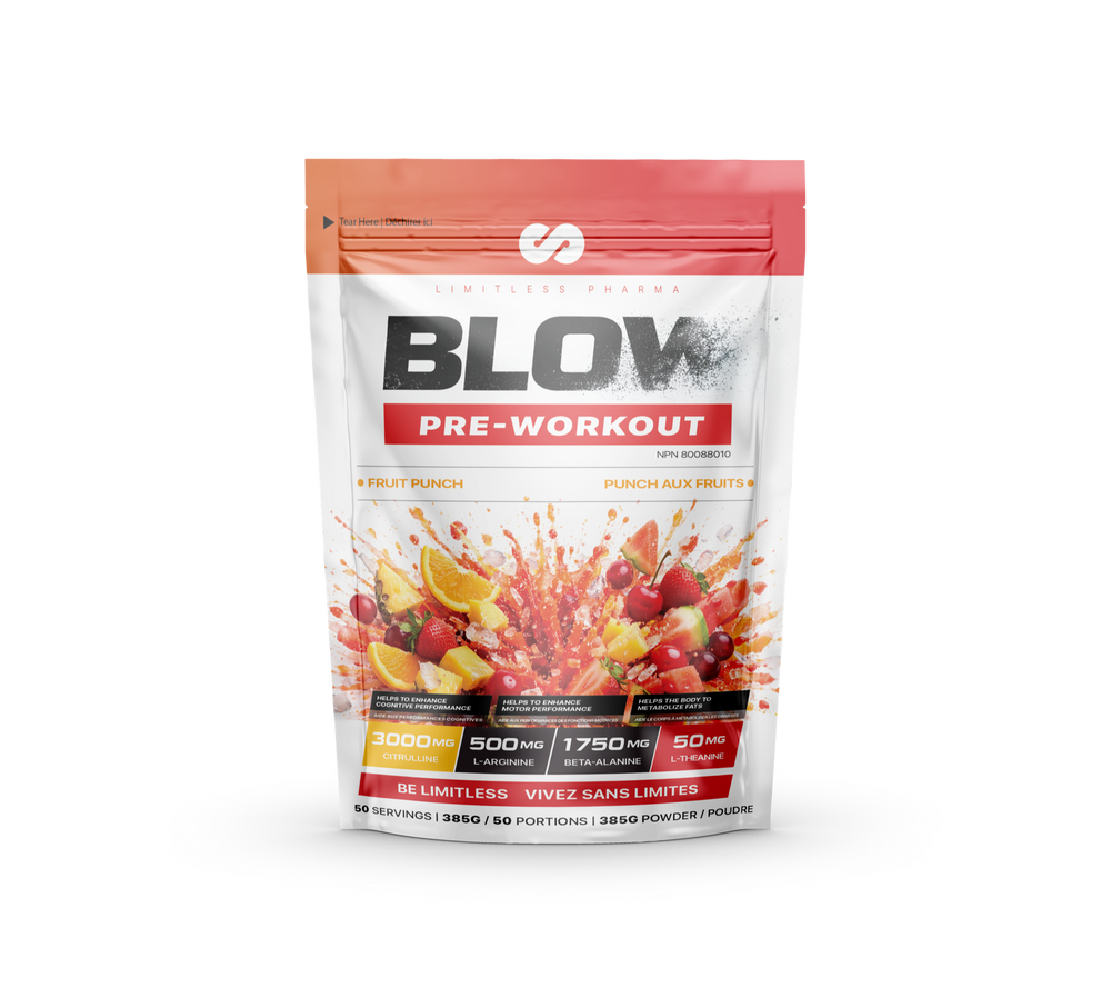 BLOW PRE-WORKOUT - Fruit Punch - front
