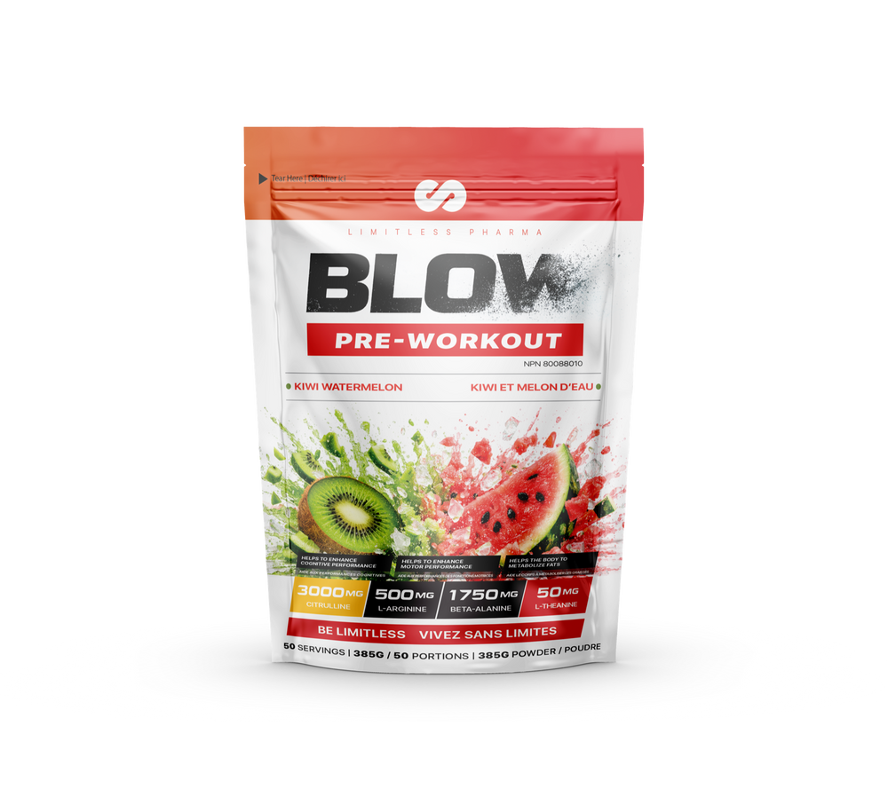 BLOW PRE-WORKOUT - Kiwi Watermelon - front