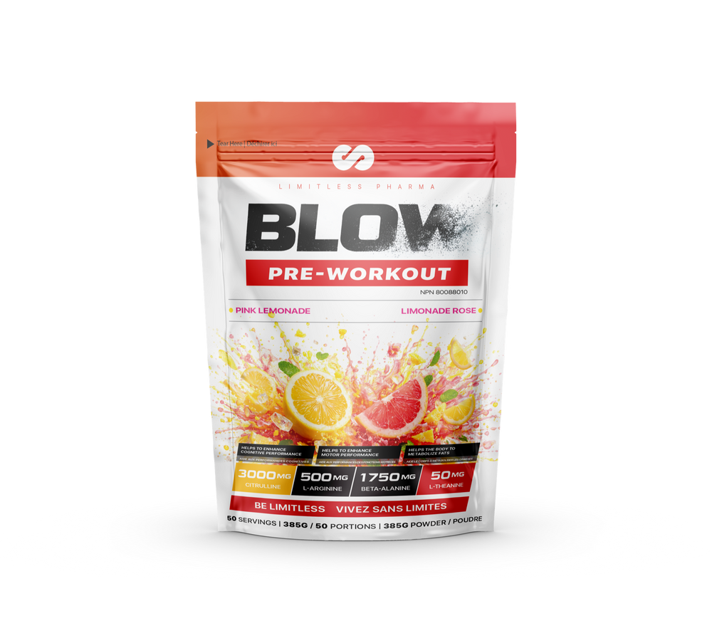 BLOW PRE-WORKOUT - Pink Lemonade - front