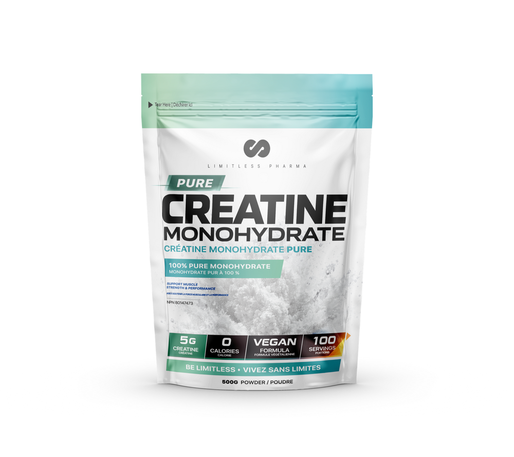 PURE CREATINE MONOHYDRATE - Unflavoured - front