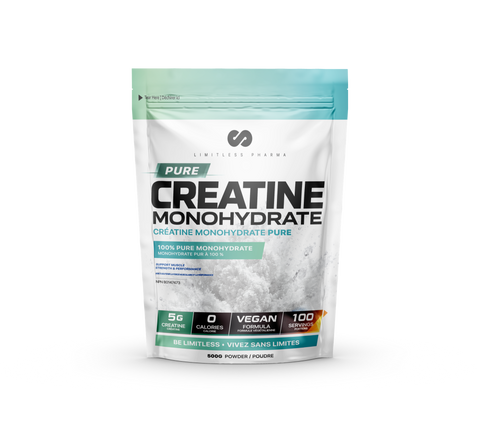 PURE CREATINE MONOHYDRATE - Unflavoured - front