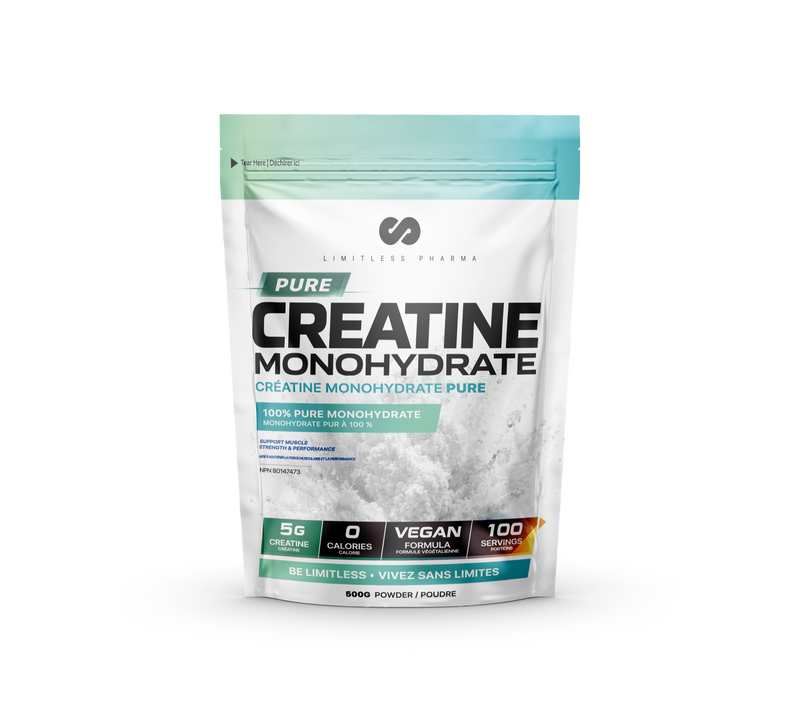 PURE CREATINE MONOHYDRATE - Unflavoured - front
