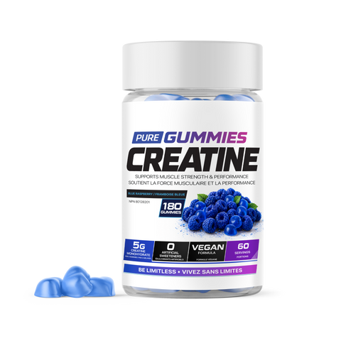PURE GUMMIES (CREATINE) - Blue Raspberry - front