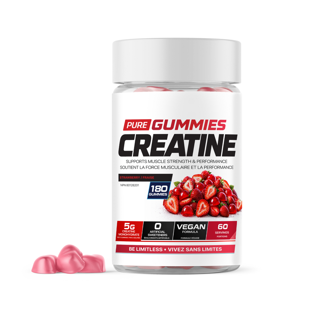 PURE GUMMIES (CREATINE) - Strawberry - front