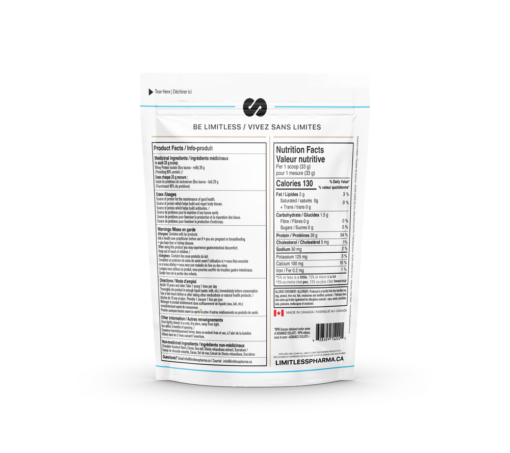 PURE WHEY ISOLATE 5 LB - Choco Ferrerolicious - back