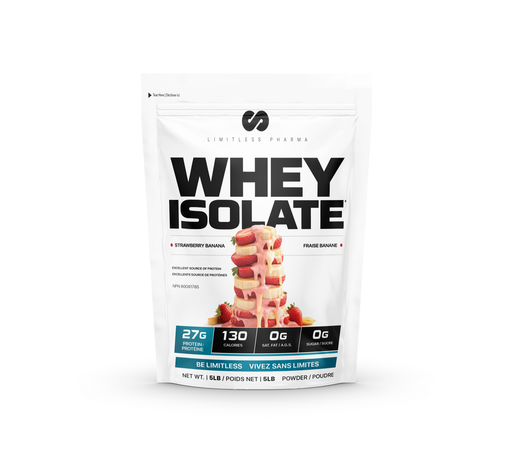 PURE WHEY ISOLATE 5 LB - Strawberry Banana - front