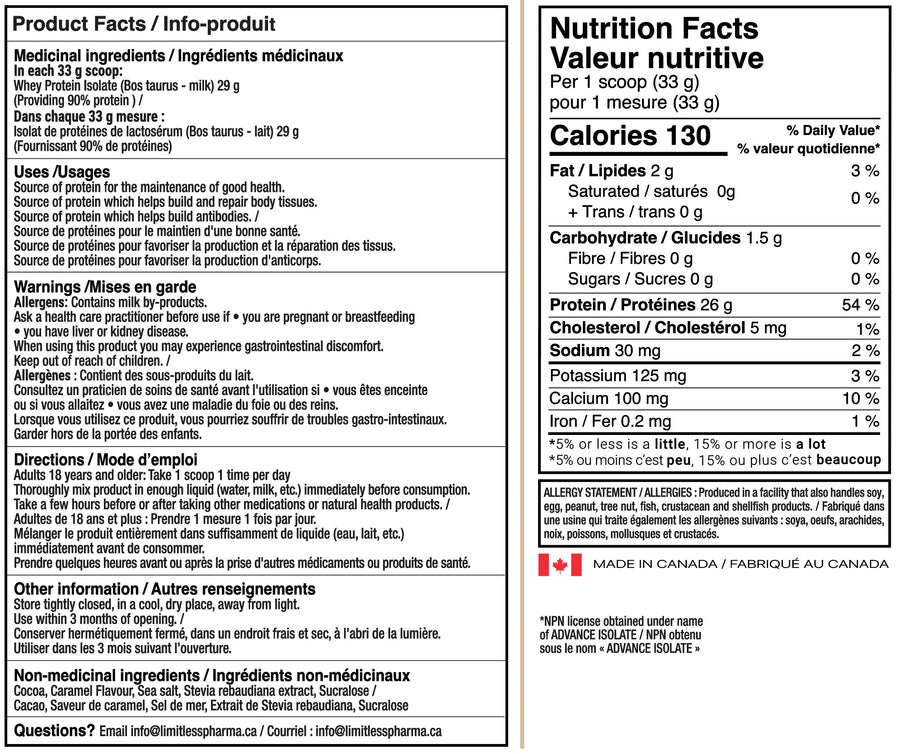 Informations nutritionnelles