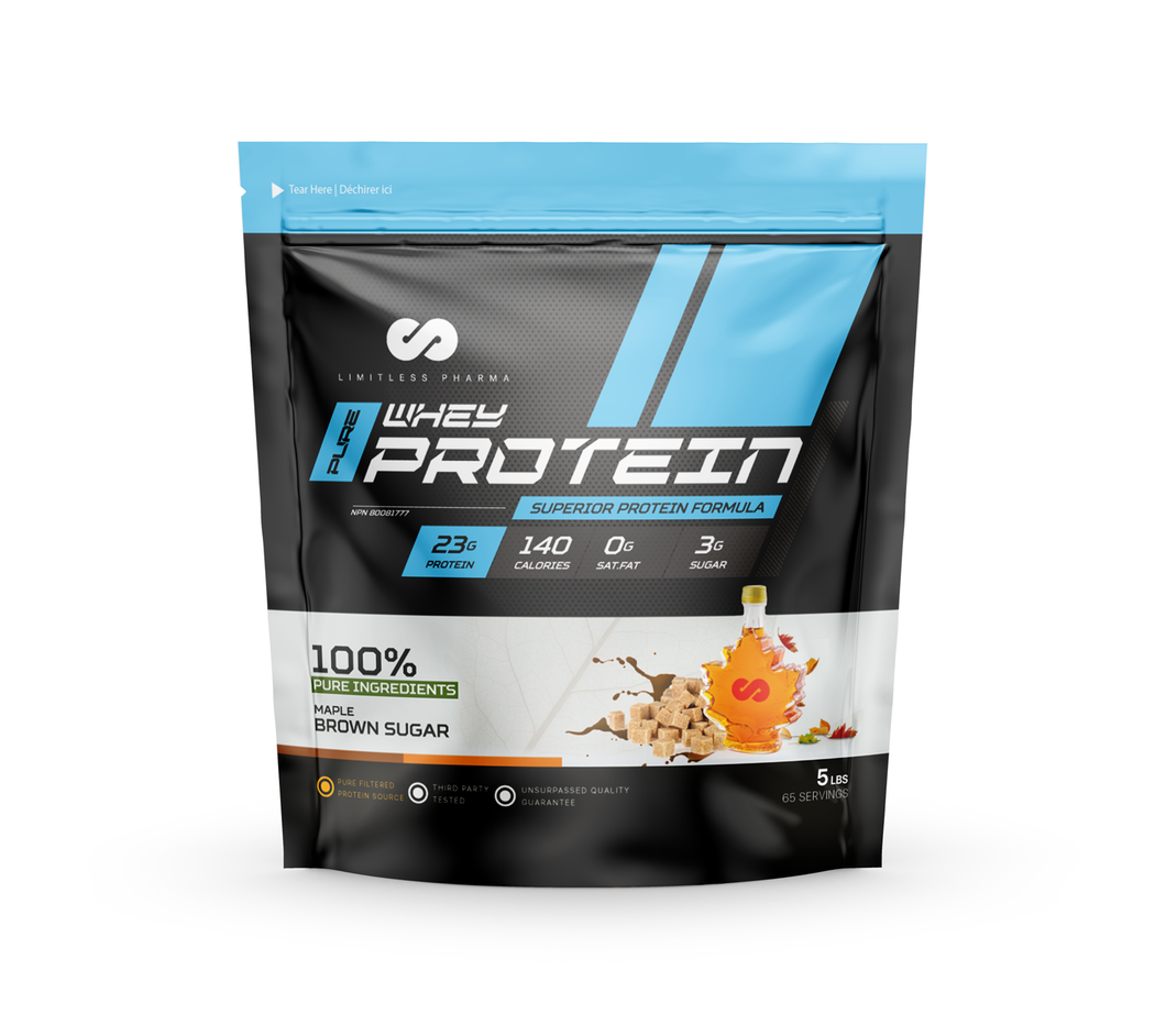 PURE WHEY PROTEIN 5 LBS - Maple Brown Sugar