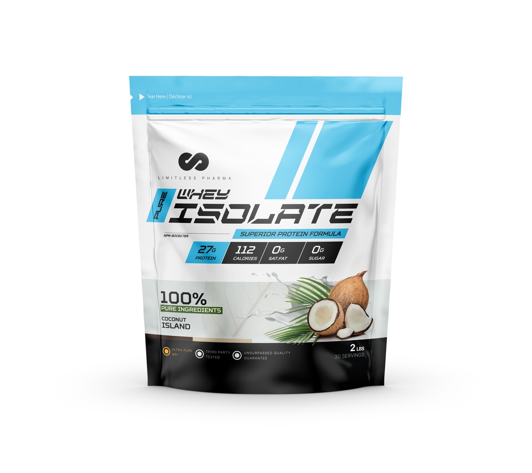 PURE WHEY ISOLATE 2LBS - Coconut Island